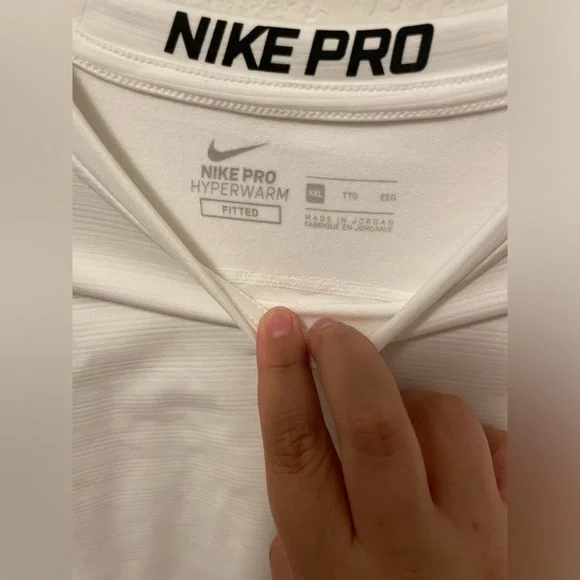 Nike Pro Hyperwarm long sleeve fitted size XXL - Picture 2 of 8